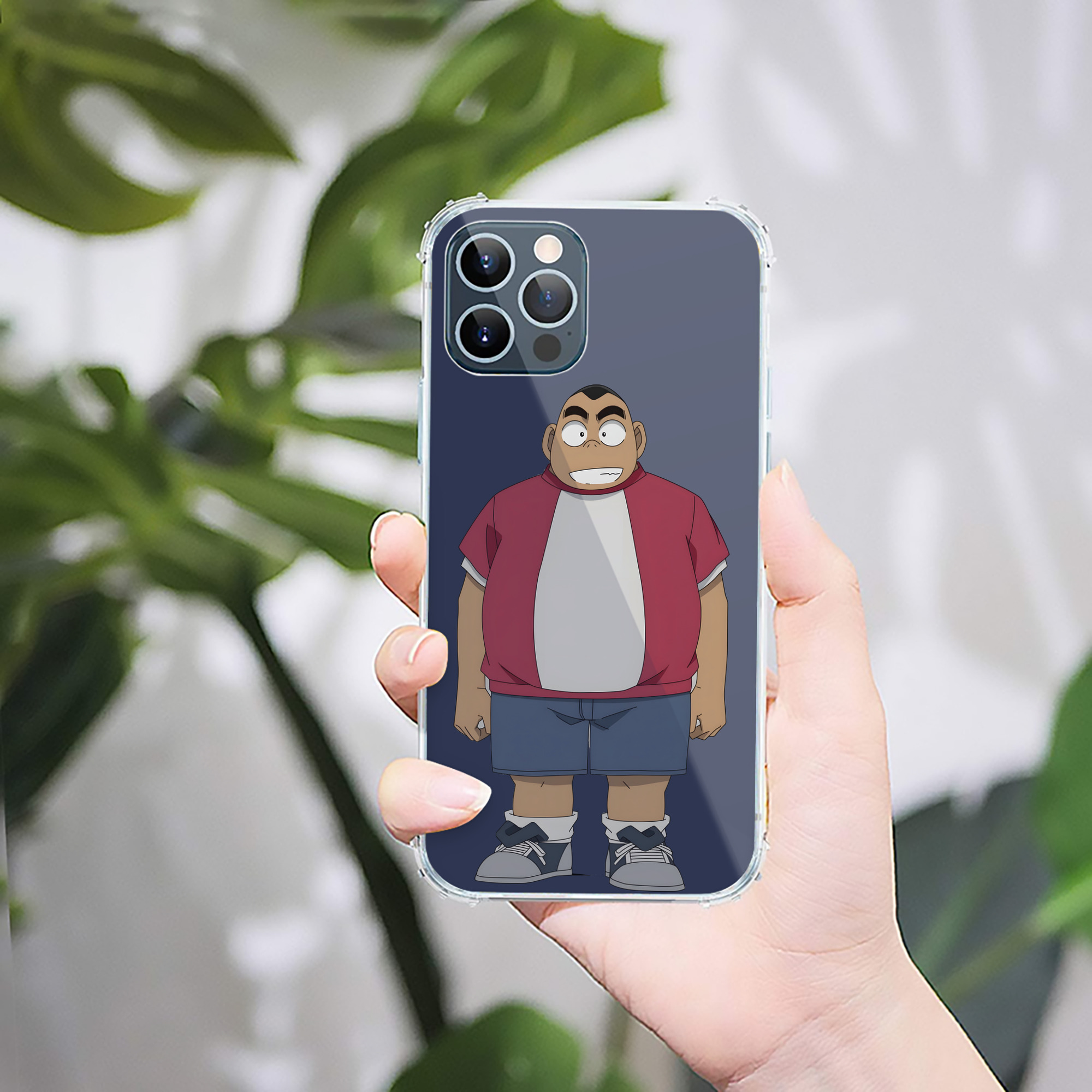（画像用） 名探偵コナン 小嶋 元太 こじま げんた Detective Conan Kojima Genta 【iPhone 12シリーズ対応】透明スマホケース（クリアソフトケース）